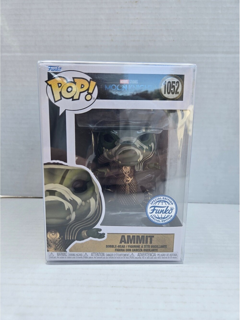 Funko Pop! Marvel Moon Knight Ammit #1052 Collectible Figure - Very Good